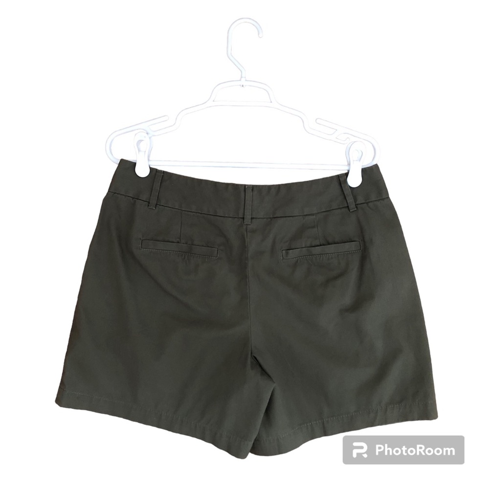 LOFT Olive Green The Riviera 6” Cotton Short - Picture 3 of 11